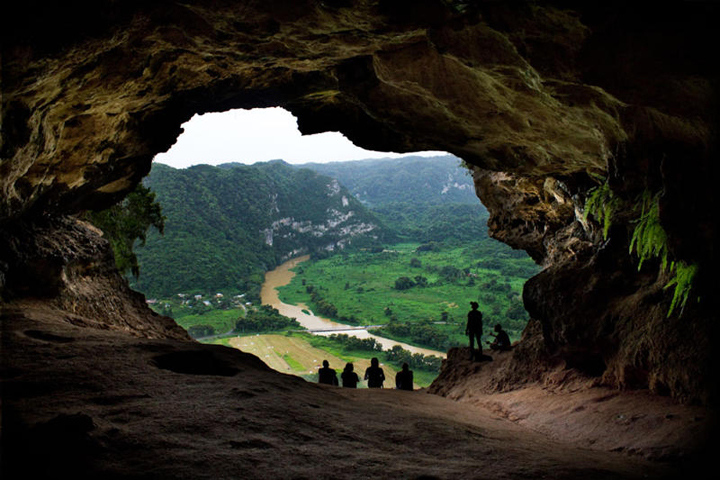 La Ventana Cave in Puerto Ricos' karst country