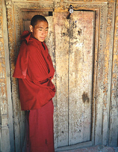 Tibetan Buddhist monk
